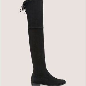 stuart weitzman over the knee black suede boots 7.5 LOWLAND